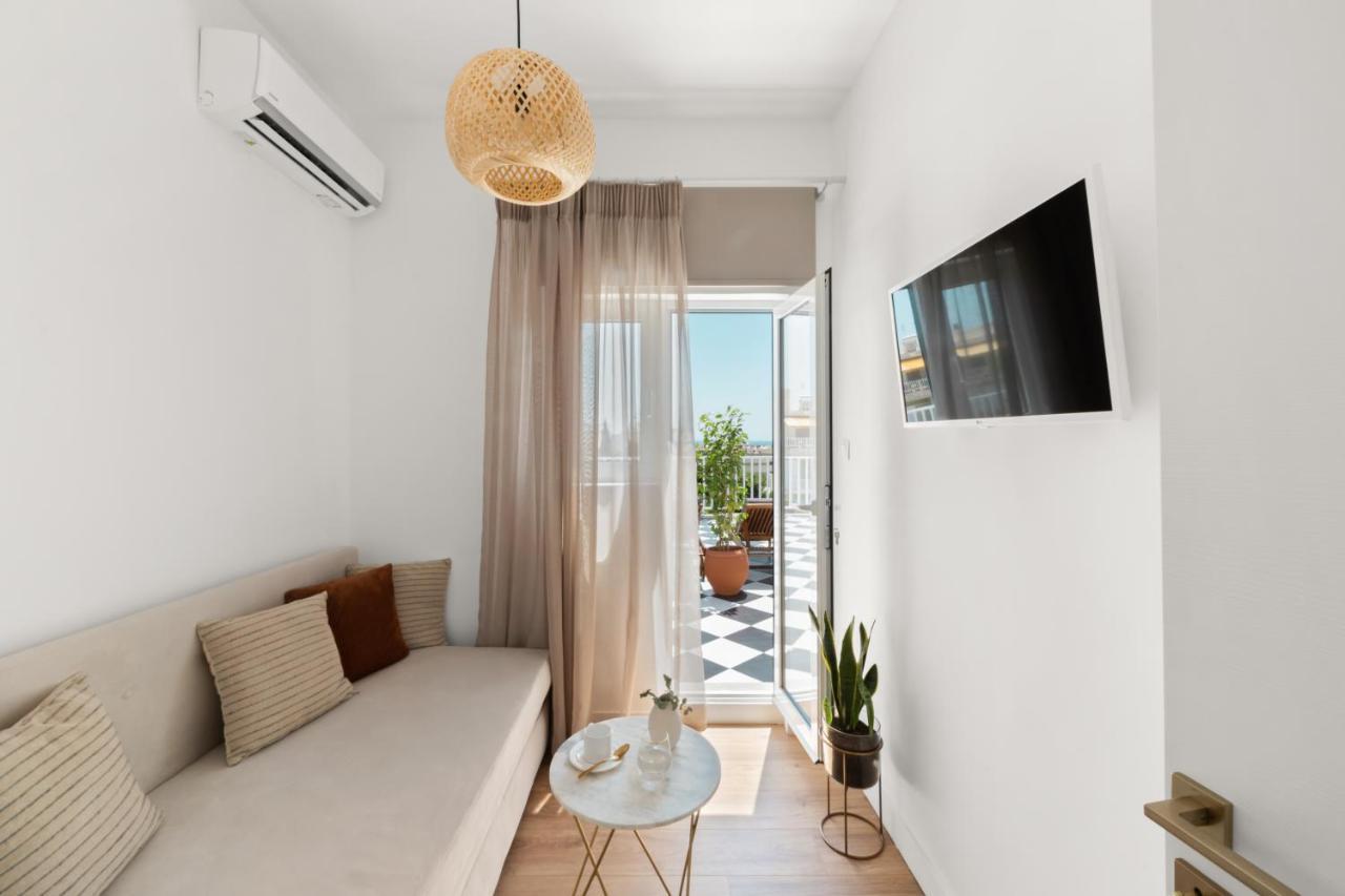 Luxurious Apartment With Big Sea View Terrace - Central Location Ateny Zewnętrze zdjęcie