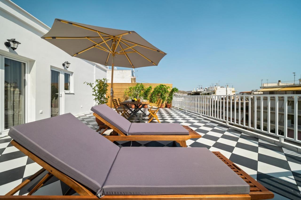 Luxurious Apartment With Big Sea View Terrace - Central Location Ateny Zewnętrze zdjęcie
