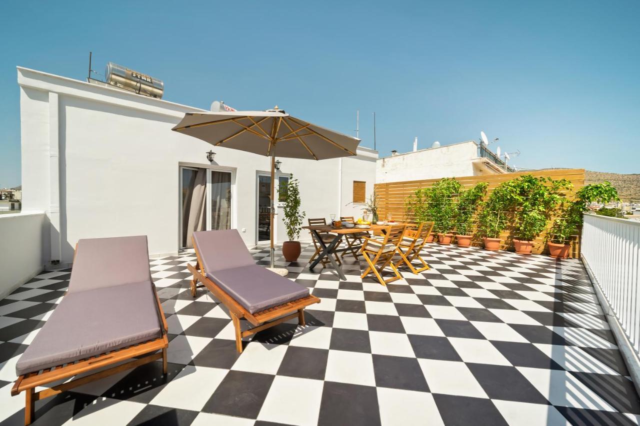 Luxurious Apartment With Big Sea View Terrace - Central Location Ateny Zewnętrze zdjęcie