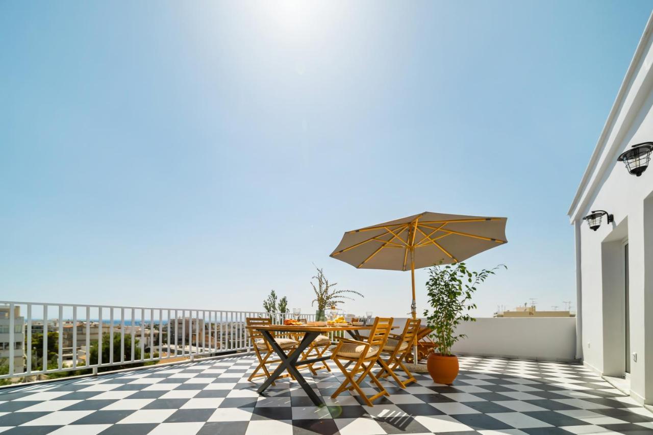 Luxurious Apartment With Big Sea View Terrace - Central Location Ateny Zewnętrze zdjęcie